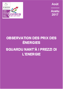 Observation des prix des énergies - Août 2017